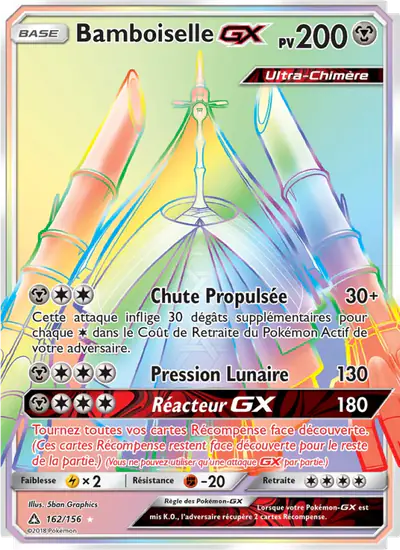 Image de la carte Pokemon Bamboiselle GX 162/156