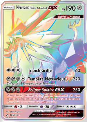 Necrozma Crini&egrave;re du Couchant GX 163/156