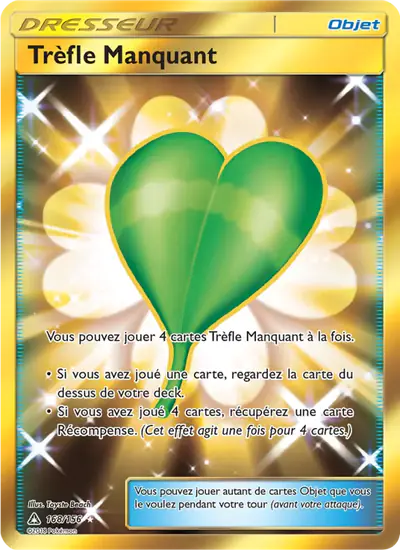 Image de la carte Pokemon Trèfle Manquant 168/156