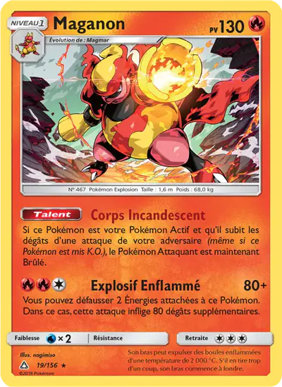 Image de la carte Pokemon Maganon 19/156