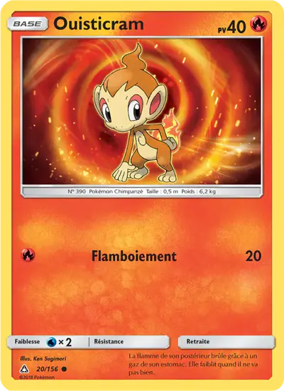 Image de la carte Pokemon Ouisticram 20/156
