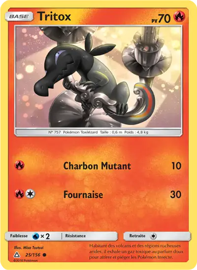 Image de la carte Pokemon Tritox 25/156