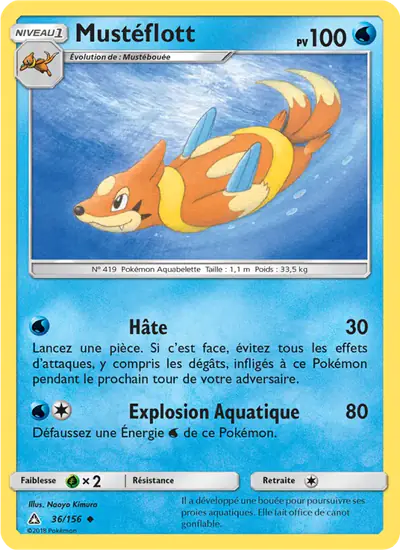 Image de la carte Pokemon Mustéflott 36/156