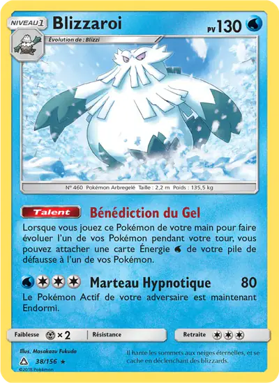 Image de la carte Pokemon Blizzaroi 38/156