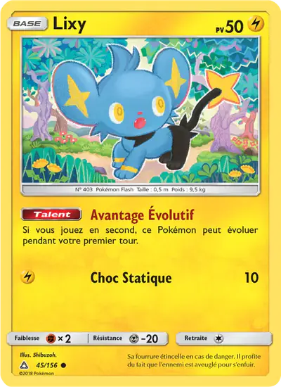 Image de la carte Pokemon Lixy 45/156