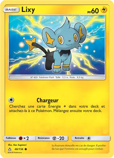 Image de la carte Pokemon Lixy 46/156