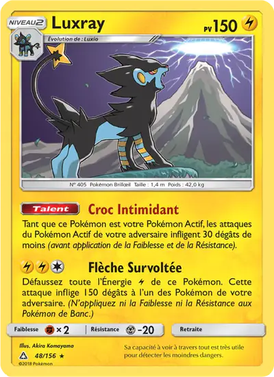 Image de la carte Pokemon Luxray 48/156