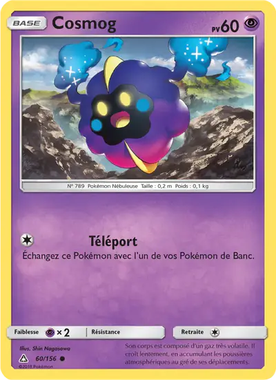Image de la carte Pokemon Cosmog 60/156