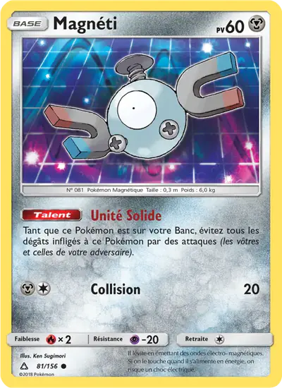 Image de la carte Pokemon Magnéti 81/156