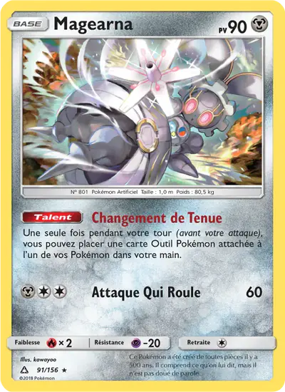 Image de la carte Pokemon Magearna 91/156