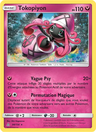 Image de la carte Pokemon Tokopiyon 94/156
