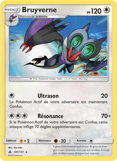 Image de la carte Pokemon Bruyverne 101/131