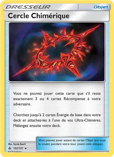 Image de la carte Pokemon Cercle Chimérique 102/131