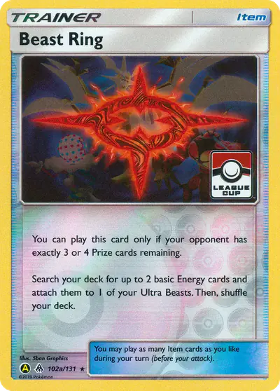 Image de la carte Pokemon Cercle Chimérique 102a/131