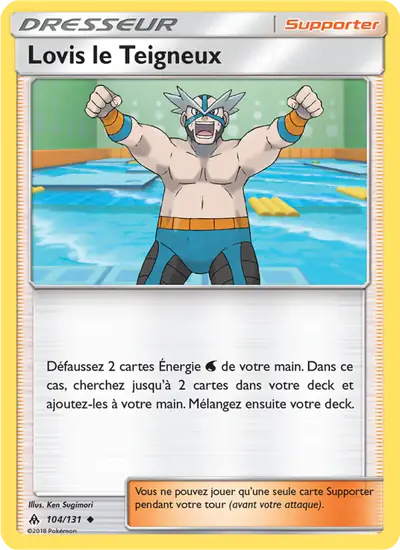 Image de la carte Pokemon Lovis le Teigneux 104/131