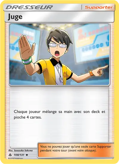 Image de la carte Pokemon Juge 108/131