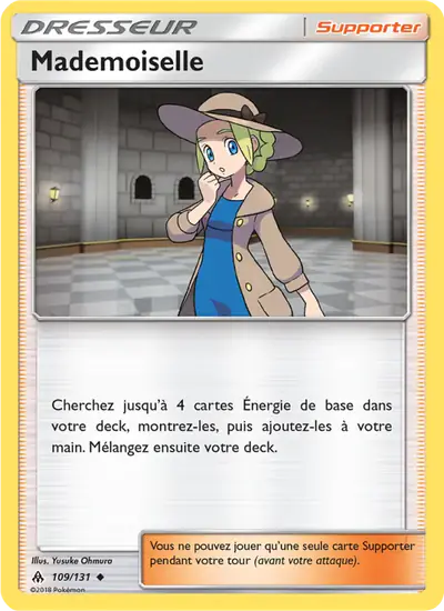 Image de la carte Pokemon Mademoiselle 109/131