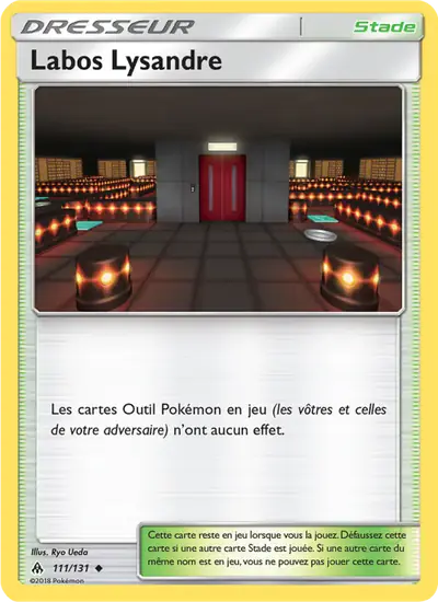 Image de la carte Pokemon Labos Lysandre 111/131