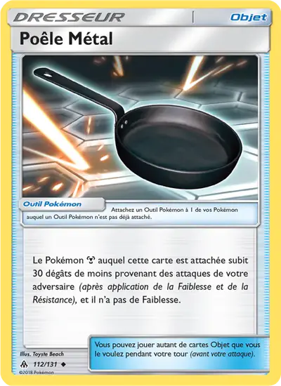 Image de la carte Pokemon Poêle Métal 112/131