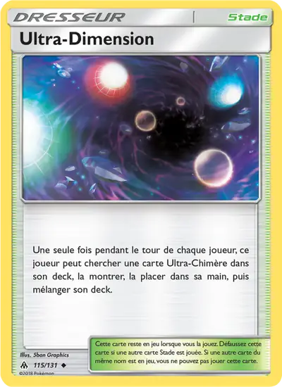 Image de la carte Pokemon Ultra-Dimension 115/131