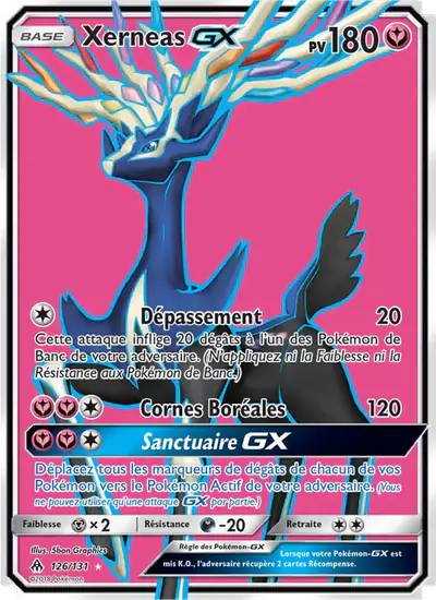 Image de la carte Pokemon Xerneas GX 126/131