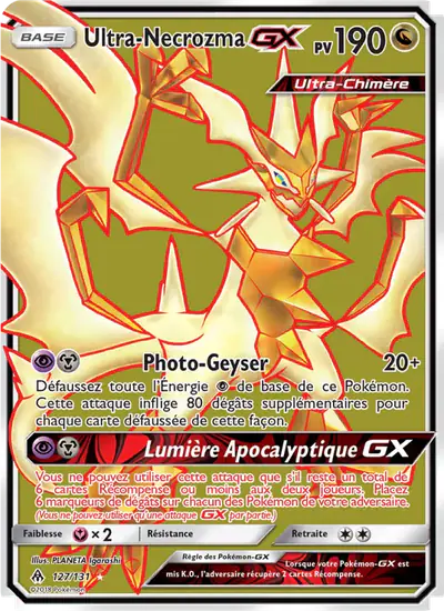 Image de la carte Pokemon Ultra-Necrozma GX 127/131