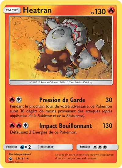 Image de la carte Pokemon Heatran 13/131