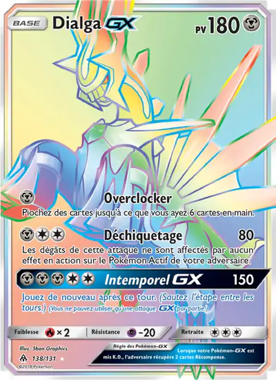 Image de la carte Pokemon Dialga GX 138/131