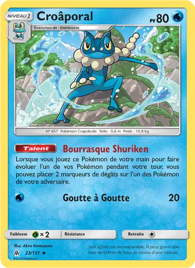Image de la carte Pokemon Croâporal 23/131