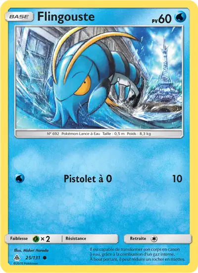 Image de la carte Pokemon Flingouste 25/131