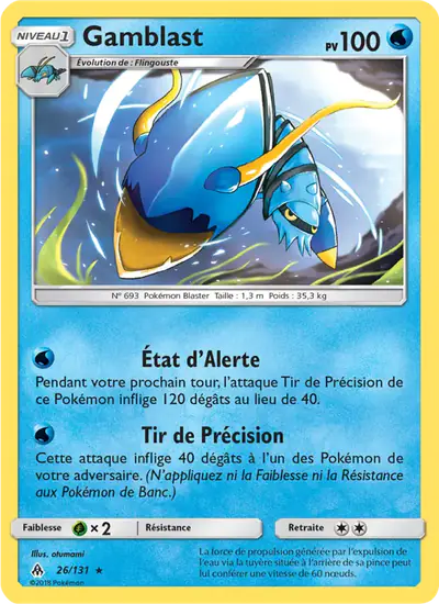 Image de la carte Pokemon Gamblast 26/131