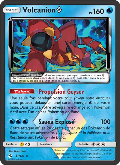Image de la carte Pokemon Volcanion {*} 31/131
