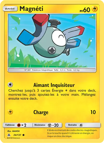 Image de la carte Pokemon Magnéti 34/131