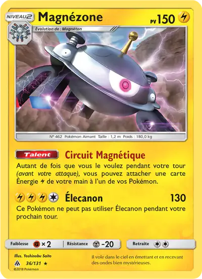 Image de la carte Pokemon Magnézone 36/131