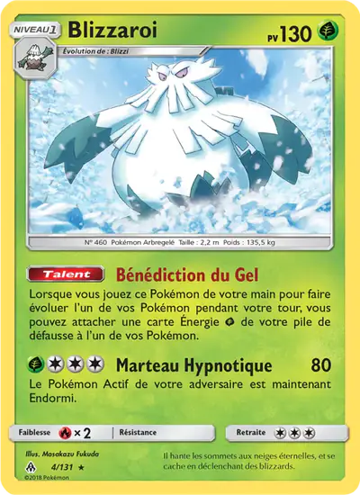 Image de la carte Pokemon Blizzaroi 4/131