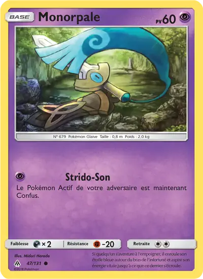 Image de la carte Pokemon Monorpale 47/131