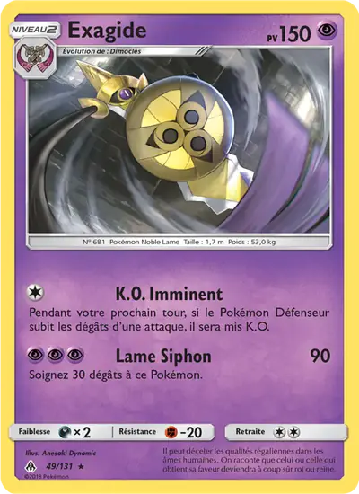 Image de la carte Pokemon Exagide 49/131