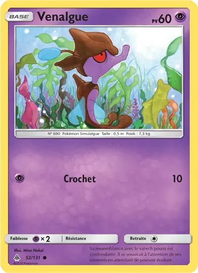 Image de la carte Pokemon Venalgue 52/131