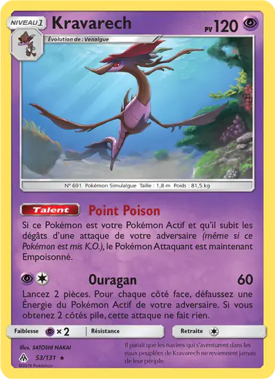 Image de la carte Pokemon Kravarech 53/131