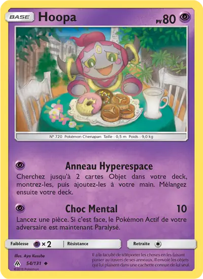 Image de la carte Pokemon Hoopa 54/131