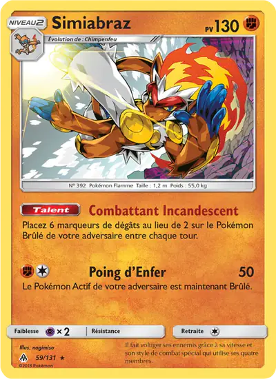 Image de la carte Pokemon Simiabraz 59/131