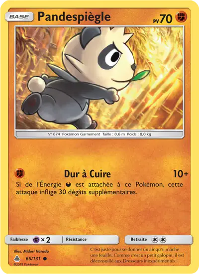 Image de la carte Pokemon Pandespiègle 65/131
