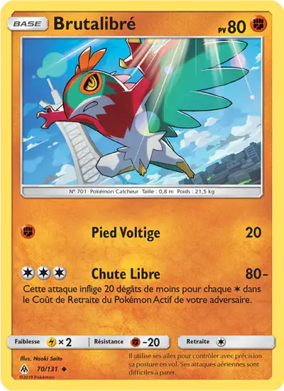 Image de la carte Pokemon Brutalibré 70/131