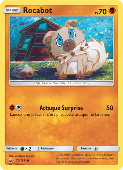 Image de la carte Pokemon Rocabot 75/131