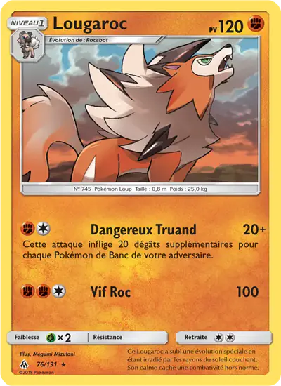 Image de la carte Pokemon Lougaroc 76/131