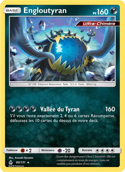 Image de la carte Pokemon Engloutyran 80/131