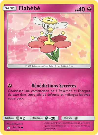 Image de la carte Pokemon Flabébé 84/131