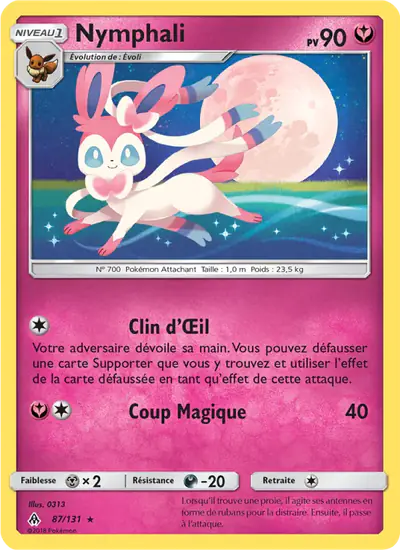 Image de la carte Pokemon Nymphali 87/131
