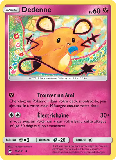 Image de la carte Pokemon Dedenne 88/131