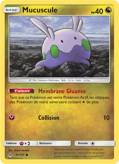 Image de la carte Pokemon Mucuscule 91/131